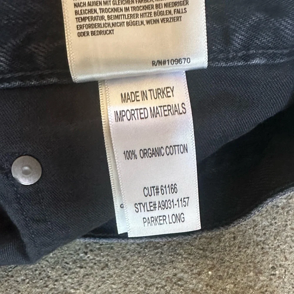 Agolde Parker Long Short Fright Size 33